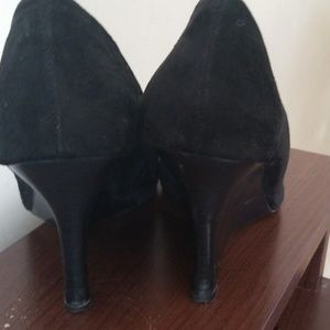 Shoes black suede
